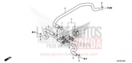 VALVOLA DI CONTROLLO INIEZIONE ARIA CB1100CAJ di 2018